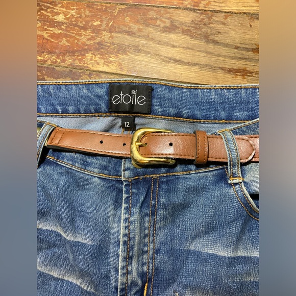 "Y2K Butterfly Embroidered + Jeweled Denim Bootcut Jeans - Etoile Size 12 Women' - Picture 6 of 9